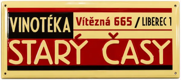 Smaltovaná reklama S-reklam 29
